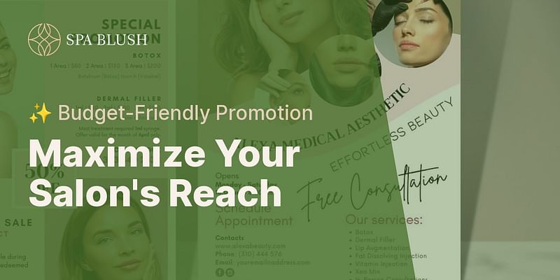 Maximize Your Salon's Reach - ✨ Budget-Friendly Promotion