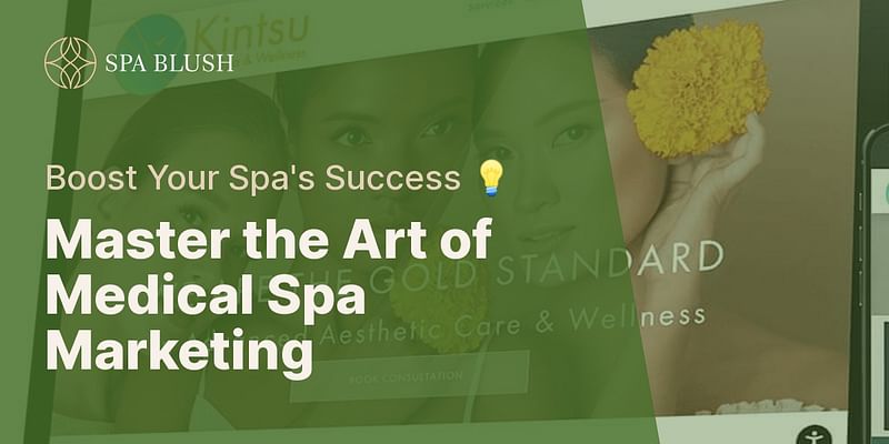 Master the Art of Medical Spa Marketing - Boost Your Spa's Success 💡