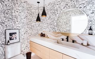 How can I create a spa-like feel in my bathroom decor?